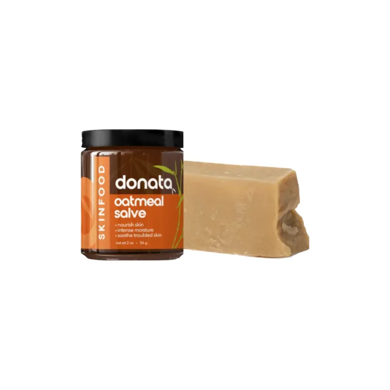 Spinach Soap & Oatmeal Salve Set | Donata Skinfood